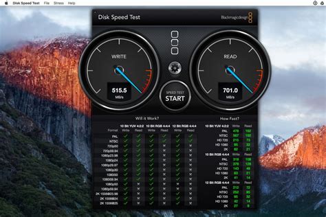 hard drive speed tester mac|blackmagic hard drive speed test.